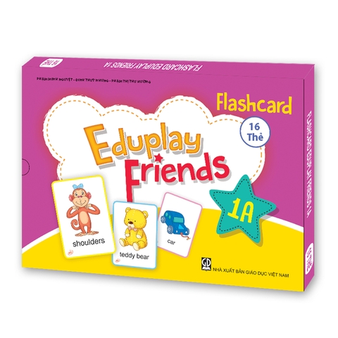 Flashcard Eduplay Friends 1A - Dành cho trẻ mẫu giáo