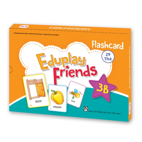 Flashcard Eduplay Friends 3B - Dành cho trẻ mẫu giáo