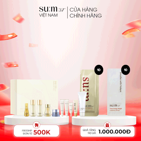 Bộ Dưỡng Da Su:m37 Full Step Trial Special Set 10pcs