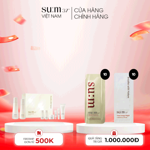 Bộ Dưỡng Da Sum37 Time Energy Bright Special Set