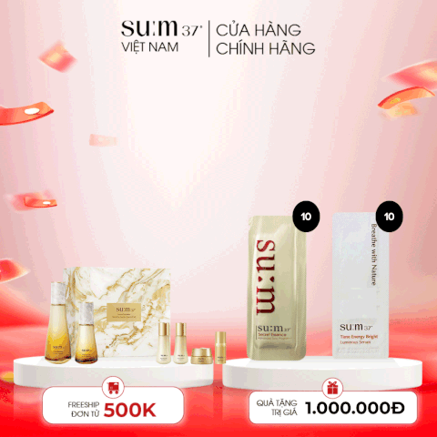 Bộ Nước Thần Hoàng Kim Chống Lão Hóa Sum37 Losecsumma Secrema Essence Set