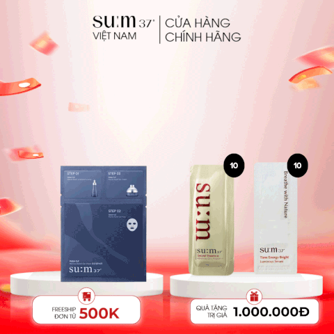 Mặt Nạ Cấp Nước Sum37 Water-full 3-step Mask Y23
