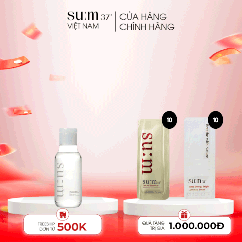 Nước Tẩy Trang Su:m37 Skin Saver Essential Pure Cleansing Water 100ml