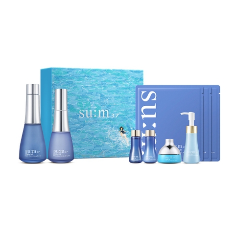 Bộ cấp nước dưỡng da căng mướt chuyên sâu Su:m37 Water-full 2PCS Sepcial set