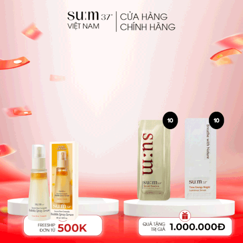 Xịt Khoáng Nước Thần Sum37 Secret Bubble Spray 60ml