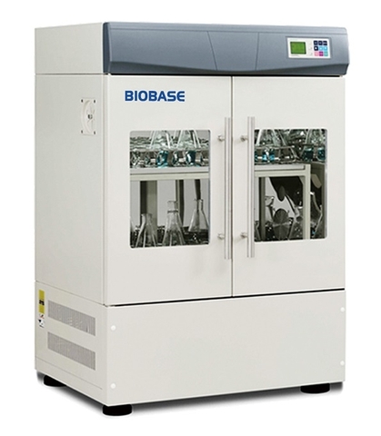 Máy lắc ổn nhiệt/Tủ ấm lắc 2 cánh có làm lạnh BJPX-2102 BIOBASE