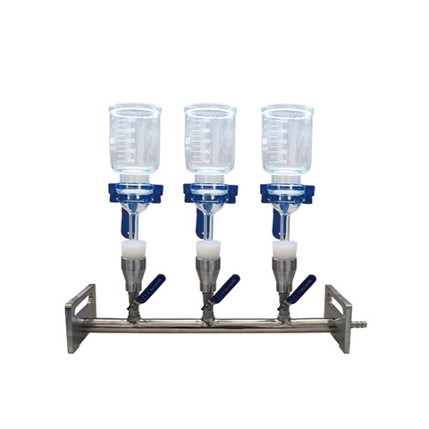 Bộ lọc chân không 3 vị trí x phễu thủy tinh 300ml MVF-3G Biobase
