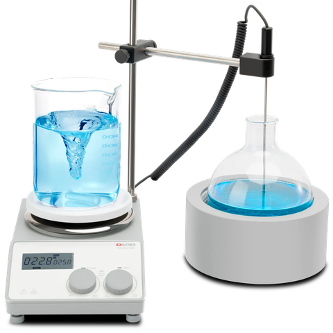 Máy khuấy từ gia nhiệt cho bình cầu 1000ml (Bếp đun bình cầu 1000ml có khuấy từ) MS-H280-F1000 DLAB