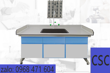 BÀN THÍ NGHIỆM CÓ BỒN RỬA( 1 VỊ TRÍ)