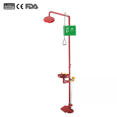 Vòi rửa mắt khẩn cấp kèm vòi sen
