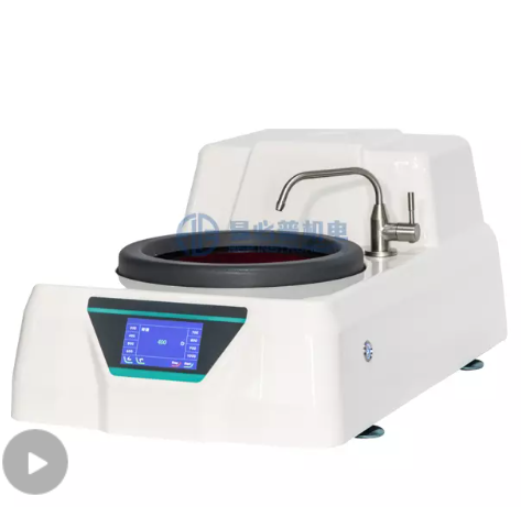 Máy mài và đánh bóng mẫu Material Labs với điều khiển màn hình cảm ứng lập trình được.