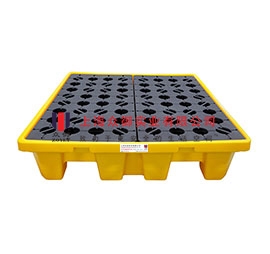 Pallet chống tràn bốn thùng