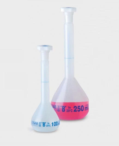 Bình định mức nhựa 200ml