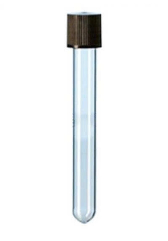 Ống nghiệm 18x180 nắp vặn đen Duran