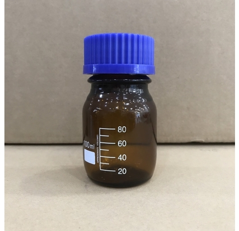 Chai nâu nắp vặn 100ml