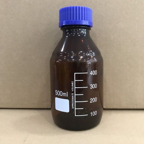 chai trung tính nâu nắp vặn 500ml