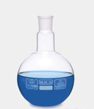 Bình cầu đáy bằng cổ nhám ISOLAB