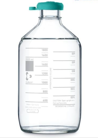 Chai hấp tiệt trùng 2000ml Duran