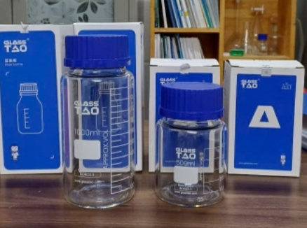 Chai trung tính nắp vặn xanh MR, GL80 GLASSTAO