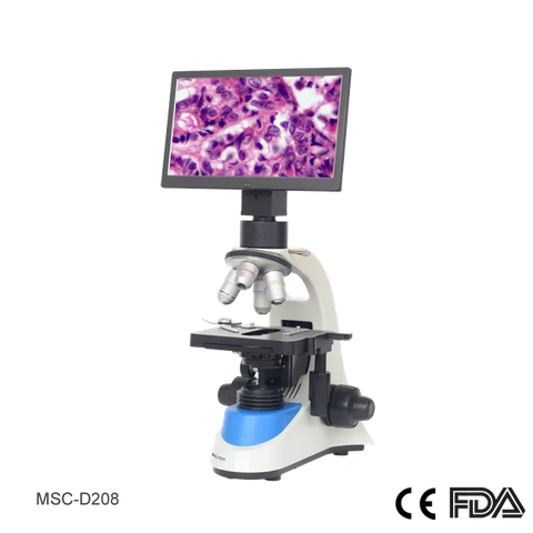 Kính hiển vi có camera và màn hình kỹ thuật số MSC-D208