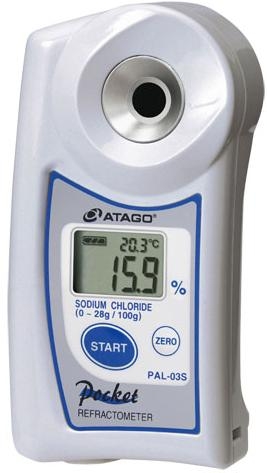 Khúc xạ kế đo độ mặn điện tử hiện số Model PAL-03S