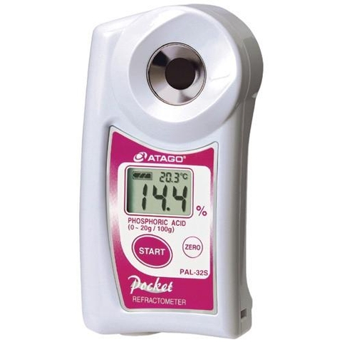 Khúc xạ kế đo Sodium hydroxide/Nhiệt độ điện tử hiện số Model PAL-40S