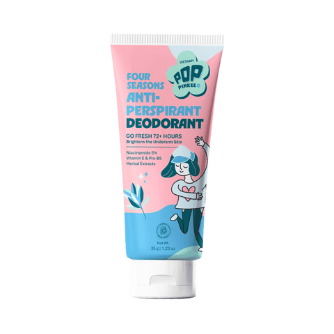 Kem Khử Mùi Giảm Tiết Mồ Hôi Bốn Mùa Pop Pinkee - 35g