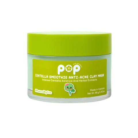Mặt Nạ Đất Sét Rau Má Ngừa Mụn Mịn Da