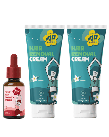 Combo 2 Kem Tẩy Lông Và Serum Dưỡng Mịn Sau Tẩy Lông - Tuýp 100g