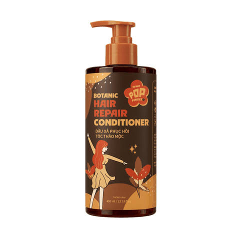 Dầu Xả Dưỡng Tóc Thảo Mộc Pop Pinkee – Khóa Ẩm Chuyên Sâu, Tóc Siêu Suôn Mượt - 400ml