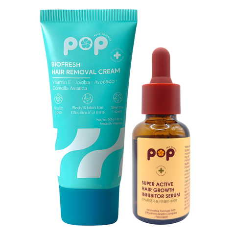 Combo Kem Tẩy Lông Và Serum Ức Chế Mọc Lông - Hương Nhài