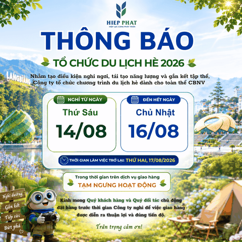 THÔNG BÁO KẾ HOẠCH TỔ CHỨC DU LỊCH HÈ NĂM 2026