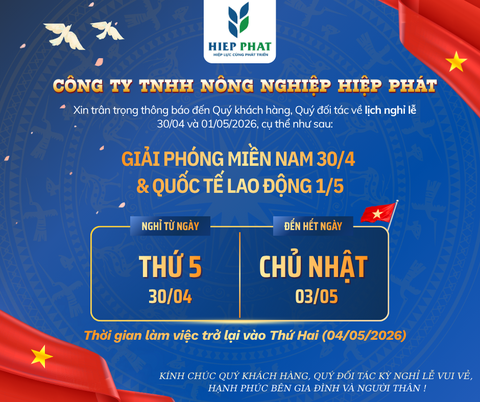 Thông báo lịch nghỉ Lễ Ngày Giải Phóng Miền Nam 30/4 và Ngày Quốc tế Lao động 1/5