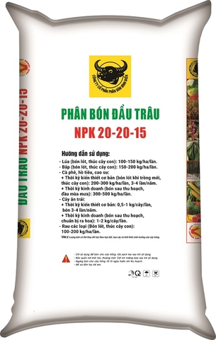 PHÂN BÓN NPK ĐẦU TRÂU 20-20-15