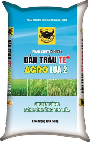 PHÂN BÓN ĐẦU TRÂU TE + AGRO LÚA 2