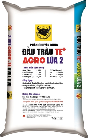 PHÂN BÓN ĐẦU TRÂU TE + AGRO LÚA 2