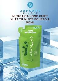Nước hoa hồng chiết suất từ mướp POURTO A 380ml