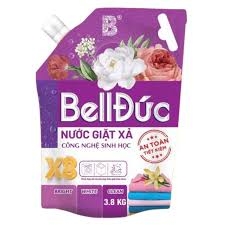 Túi Nước giặt xả BELL ĐỨC 3,8 kg - Hương hoa Chanel