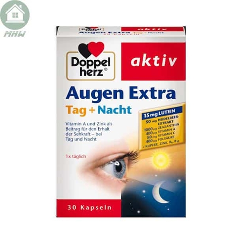 Augen Extra TPCN Augen Extra bổ mắt (Ngày + Đêm) Doppelherz 30 v