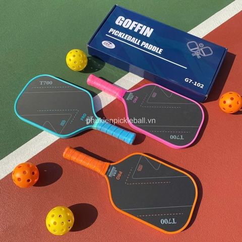 Bộ Vợt Pickleball  T700 Sợi Carbon Siêu Nhẹ Cao Cấp