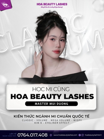 Khóa nối mi classic và volume - Master Mùi Dương