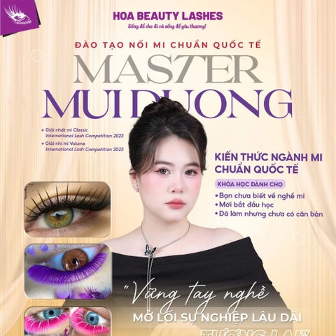 Khóa nối mi classic và volume - Master Mùi Dương