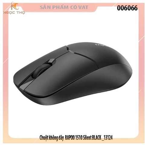 Chuột không dây RAPOO 1510 Silent BLACK _13124 - hàng chính hãng - full vat