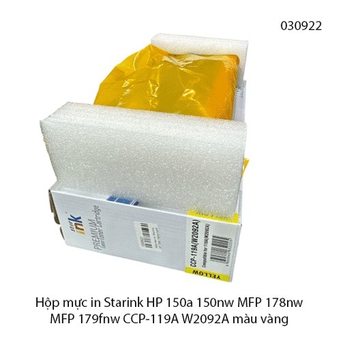 Hộp mực in Starink HP 150a 150nw MFP 178nw MFP 179fnw CCP-119A W2092A màu vàng -full vat