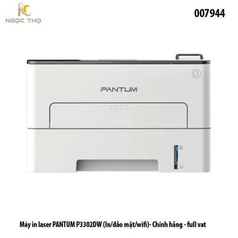 Máy in laser đen trắng Pantum P3302DW (A4) – 33ppm, in 2 mặt tự động, USB + LAN + Wi‑Fi – Chính hãng -  Hỗ trợ càì từ xa