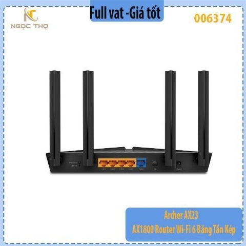 Bộ phát WIFI 6 TP-LINK Archer AX23 – AX1800 Router Wi-Fi 6 Băng Tần Kép - chính hãng - full vat