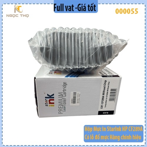 Hộp Mực In StarInk HP CF289A - Có lỗ đổ mực Hàng chính hiệu - full vat