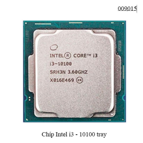 Chip CPU Intel Core i3-10100 (Tray) – 4 Nhân 8 Luồng – Up to 4.3GHz – Socket 1200 – Hỗ Trợ Main H410/H510
