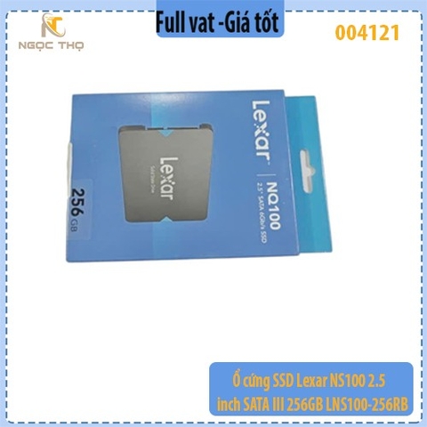 Ổ cứng SSD 2.5 Sata III Lexar 256GB_LNS100-256RB - Hàng chính hãng - Full vat