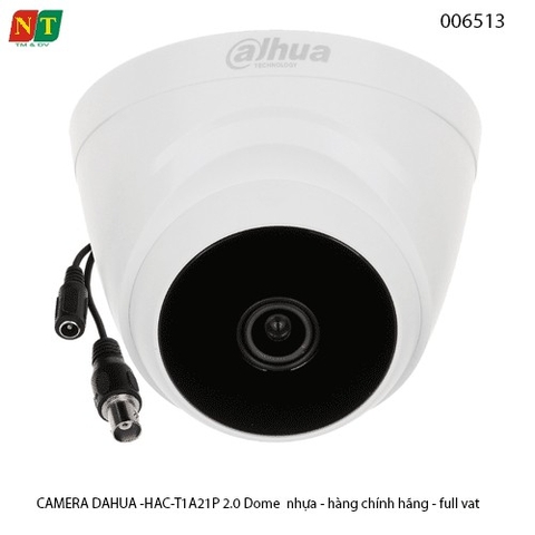 Camera dome Dahua HAC-T1A21P 2.0MP –nhỏ gọn, hình ảnh rõ nét chính hãng, Full vat